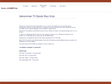 Tablet Screenshot of danskmaxiklub.dk